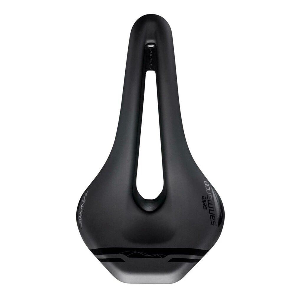 Selle route San Marco Shortfit 2.0 Comfort Dynamic Black 140 et 155mm