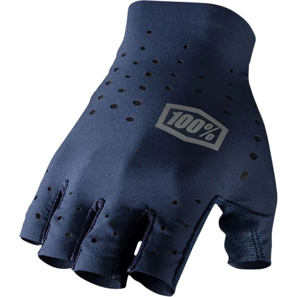 Guantes 100% Corto Azul